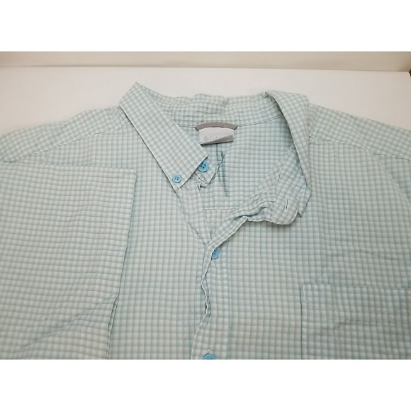 Columbia Other - Columbia Mens Short Sleeve Button Up Plaid XL Shirt‎